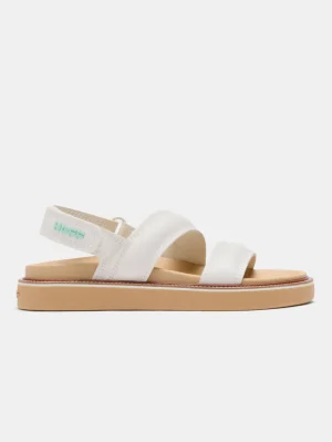 HOFF Sandal Leather Road Off White>Dames Sandalen